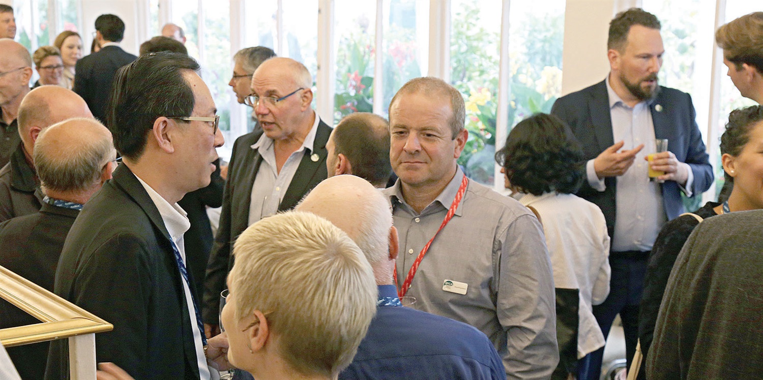 Evening networking with Phillip Halpin, BPCA Vice President